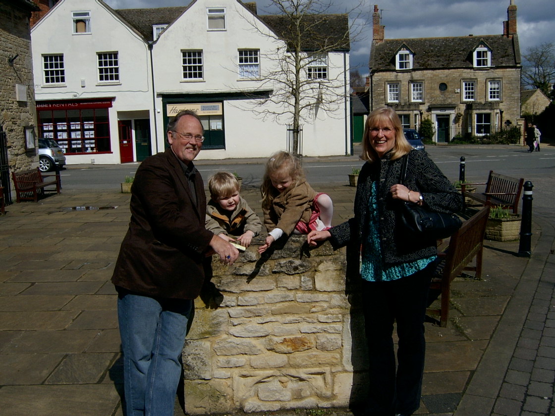 With some new friends in Oxford